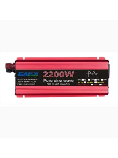 2200W inverter tiszta szinuszos DC 12V-ról AC 220V-ra