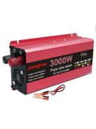 3000W Power Pure Sine Wave DC 24V to AC 220V