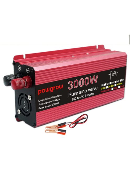 3000W Power Pure Sine Wave DC 24V to AC 220V