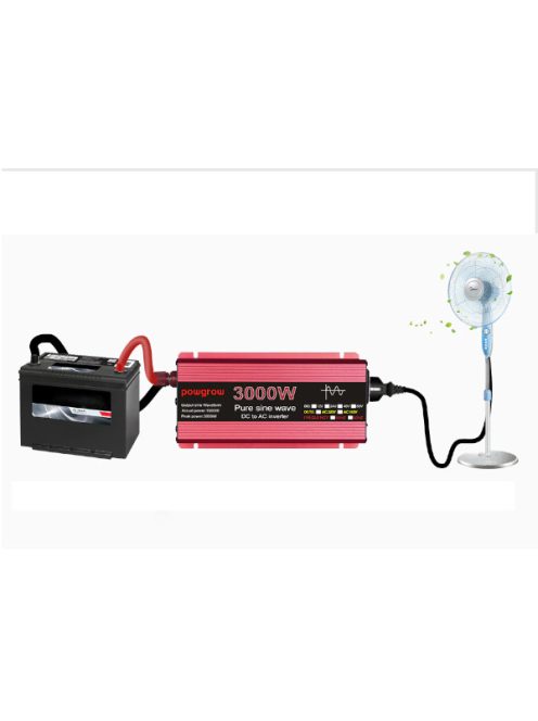 3000W Power Pure Sine Wave DC 24V to AC 220V
