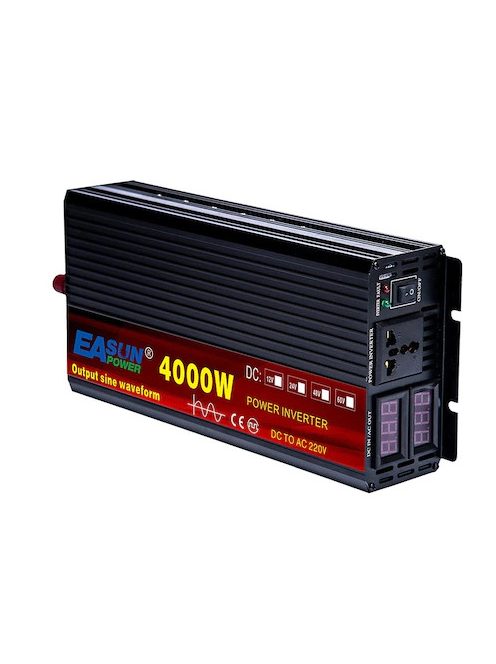 4000W Power Inverter Pure Sine Wave DC 12V to AC 220V REFURBISHED