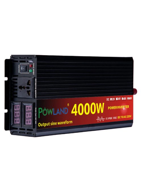 4000W Power Inverter Pure Sine Wave DC 24V to AC 220V