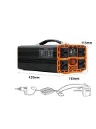 9000W Power Inverter Pure Sine Wave DC 24V to AC 220V