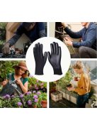 PU dipped black safety gloves