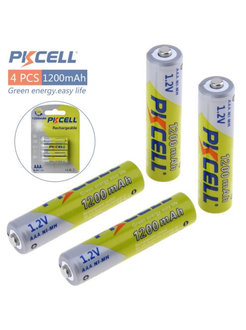 Rechargeable battery 1200 mAh 1.2V AAA 4pcs