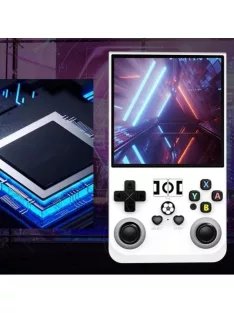  R36Max Hordozható játékkonzol 3,5" IPS kijelzővel, fehér, 64GB