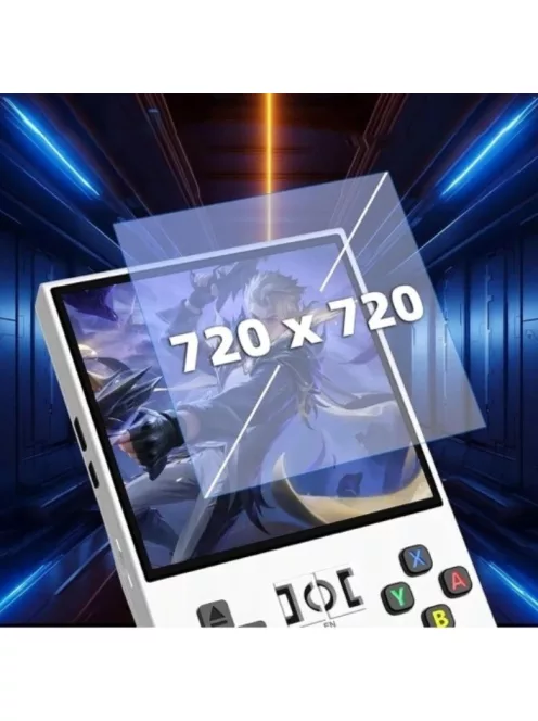 R36Max Hordozható játékkonzol 3,5" IPS kijelzővel, fehér, 64GB