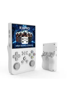   R36 Pro Hordozható játékkonzol 3,5" IPS kijelzővel, fehér, 128GB