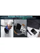 R36 Pro Hordozható játékkonzol 3,5" IPS kijelzővel, fekete, 128GB