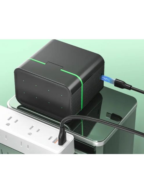 Tölthető elem készlet, 8db AA újratölthető elem, töltővel