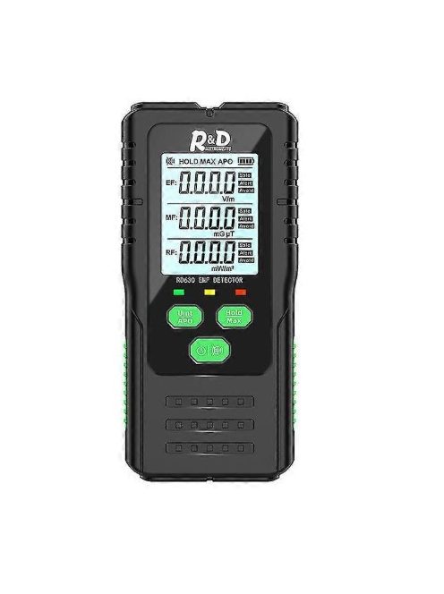 3-in-1 Elektromágneses Sugárzásmérő (EMF Detektor)