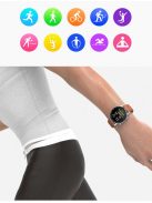 Okosóra férfi, multifunkcionális sport óra, EKG, szívritmus figyelés, fekete szilikon szíjjal