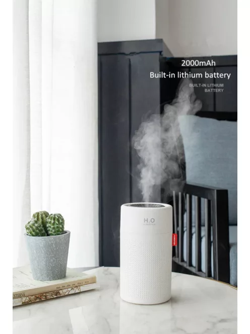 750ml Aromatherapy Diffuser Wireless Air Humidifier 2000mAh Battery Rechargeable Aroma Essential Oil Diffuser
