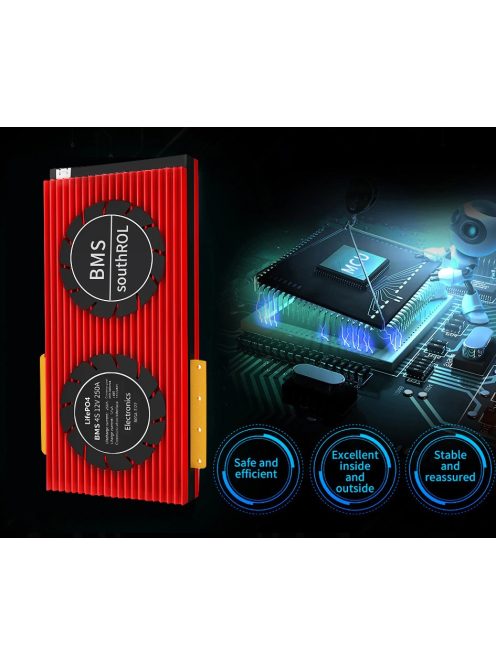 Smart BMS 150A 16S 48V for LifePO4 battery