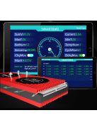 Smart BMS 60A 8S 24V bluetooth,  töltéskiegyenlító LifePO4 akkummulátorhoz, cellákhoz