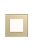 Blank panel with Installing iron plate 82mm*82mm Gold Glass panel switch socket 