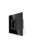 Tuya WiFi Power Socket,16A EU Standard Electrical Outlet 82mm * 82mm white Crystal Glass Panel black