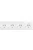 Wall crystal glass panel 4 frame power socket,EU standard 16A plug grounded 344mm*86mm quadruple socket