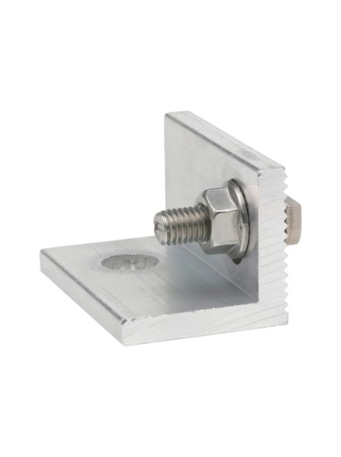 Napelem rögzítő elem, L adapter, derékszögő adapter, S-Flex sínhez