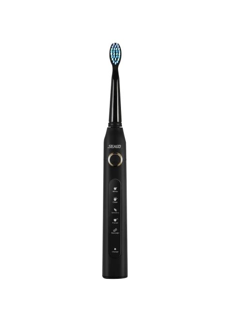 Sonic Electric Toothbrush SG-551, black with 3 heads