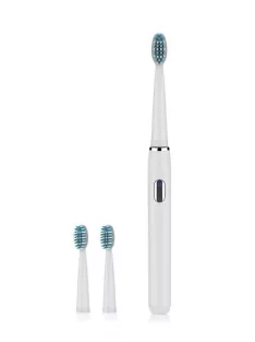 Sonic electric Toothbrush SG-551, white with 3 heads