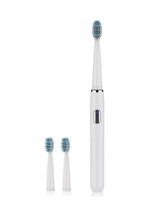 Sonic electric Toothbrush SG-551, white with 3 heads