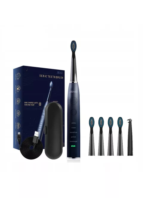 Premium Sonic Electric Toothbrush SG-575, 5 heads, SEAGO