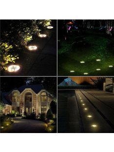   Napelemes LED lámpa, földbe szúrható, talaj lámpa kültéri