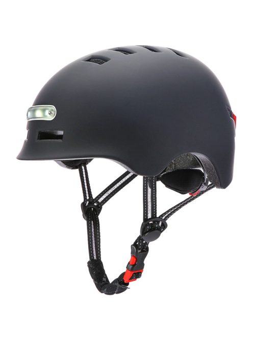 Bukósisak beépített led lámpával - Fekete L56-59