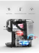 Multikapszulás Kávéfőző 5 az 1-ben 19Bar Nespresso, Dolce Gusto, POD és Őrölt kávé, K-Cup kapszula HiBREW, fehér