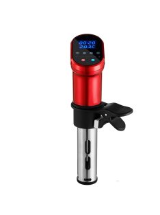   Smart Sous vide Machine - touch display – with Wi-fi Tuya, red