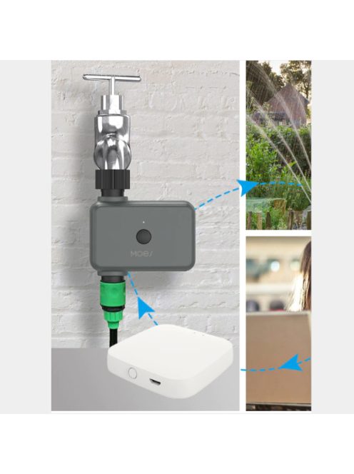 Tuya öntözőrendszer, okos otthon locsoló rendszer, vezérelhető öntözőszelep, kerti öntözőszabályzó