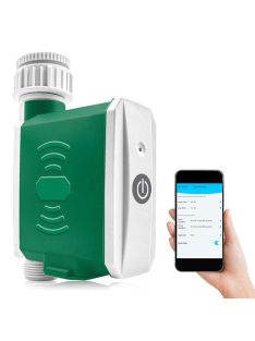   Tuya Zigbee öntözőrendszer, okos otthon locsoló rendszer, vezérelhető öntözőszelep, kerti öntözőszabályzó,Zöld