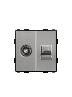   52*52 Wall Computer and TV Socket / Outlet ,Without Plug adapter without frame 82mm*82mm M