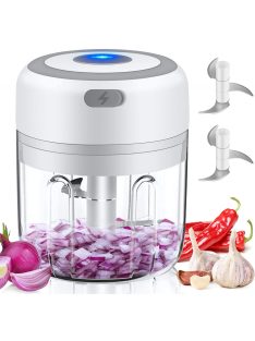 Multifunctional Wireless Electric Chopper USB Charging White