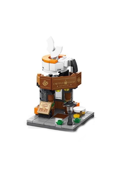 Coffe shop Building Block MOC Construction Toy Block
