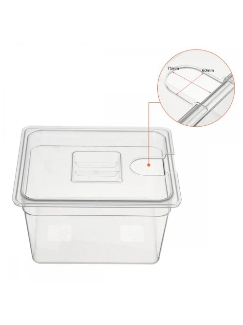 11L Sous Vide Container with Lid Water Tank Bath for Circulator