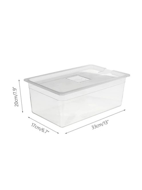 6L Sous Vide Container with Lid Water Tank Bath for Circulator