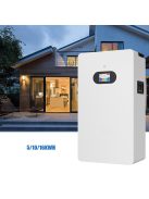 LifePO4 PowerWall 16kWh akkumulátor, WiFi, Bluetooth, IP54