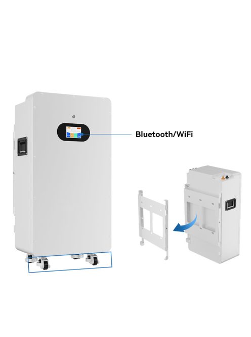 LifePO4 PowerWall 16kWh akkumulátor, WiFi, Bluetooth, IP54