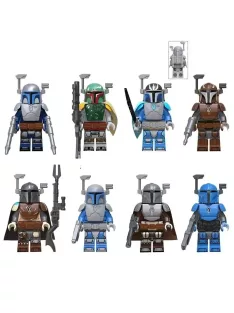 Mandalori set - building block toy figure - 8 pack
