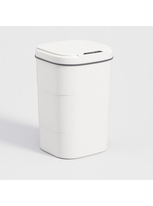 Automatic trash can, white, 18L