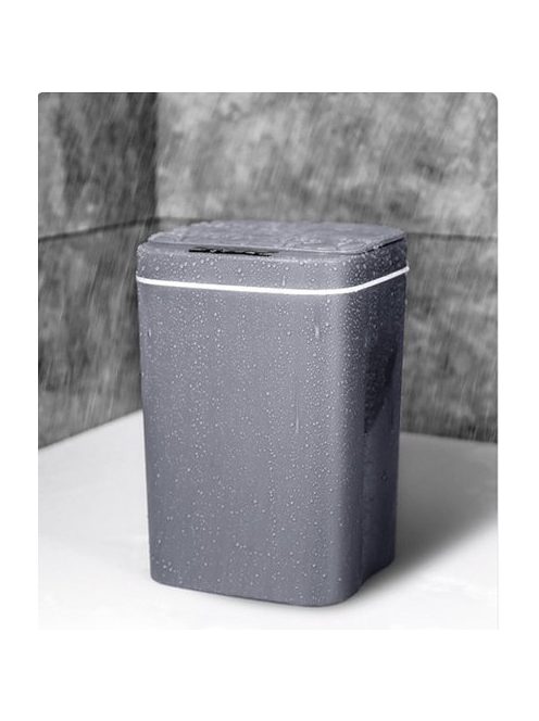 Smart Induction Trash Can Automatic Dustbin Bucket Garbage, grey