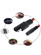 SAE DC 5,5 mm x 2,1 mm-es átalakító kábel