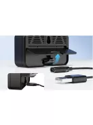Tuya Zigbee Hőmérséklet- és Páratartalom-érzékelő, USB-C, fekete
