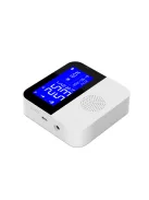 TUYA Hőmérsékletérzékelő, Páratartalom mérő és Fényérzékelő, WiFi, mobiltelefonos értesítés, Alexa és Google assistant