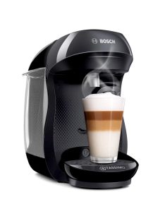   Bosch Tassimo TAS1002 Happy kapszulás kávéfőző, 3,3 bar, Intellibrew technológa, 1400W, 0,7 l-es víztartály,  Fekete