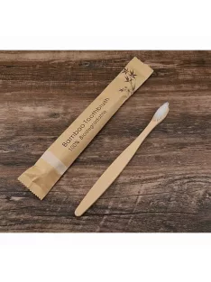 ECO Friendly Toothbrush Bamboo 1pcs - White