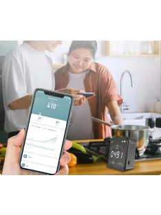   Tuya 3IN1 széndioxid érzékelő, hőmérséklet-páratartalom mérő, WIFI