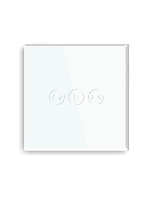 Tuya touch curtain switch, Zigbee, white